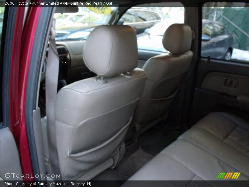 Sunfire Red Pearl / Oak 2000 Toyota 4Runner Limited 4x4