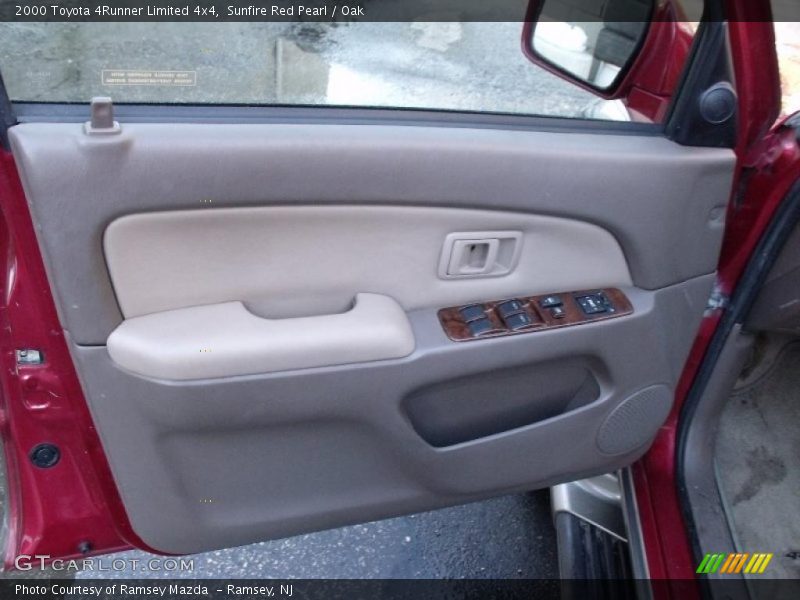 Sunfire Red Pearl / Oak 2000 Toyota 4Runner Limited 4x4