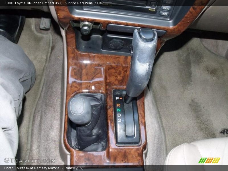 Sunfire Red Pearl / Oak 2000 Toyota 4Runner Limited 4x4