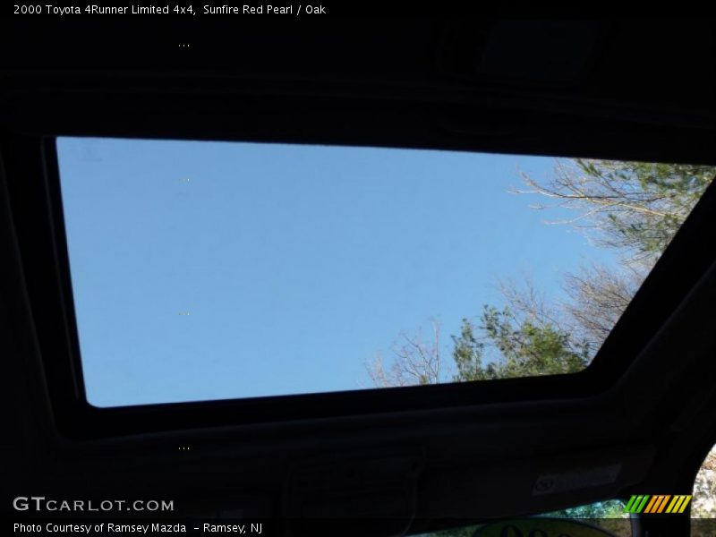 Sunfire Red Pearl / Oak 2000 Toyota 4Runner Limited 4x4