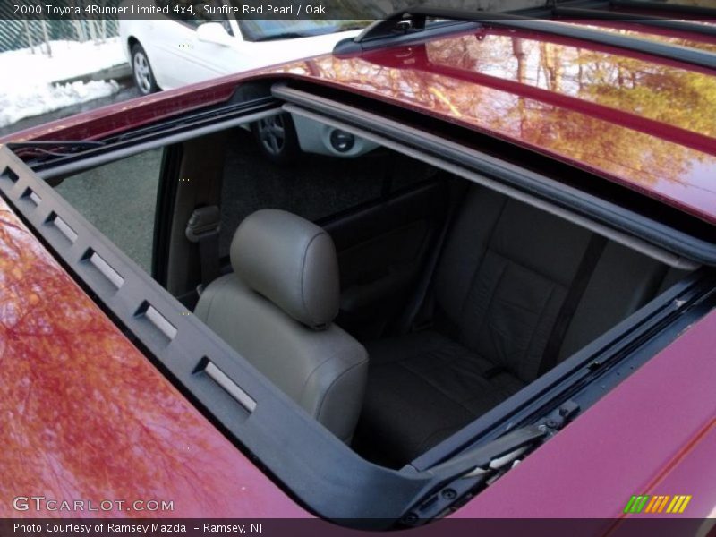 Sunfire Red Pearl / Oak 2000 Toyota 4Runner Limited 4x4