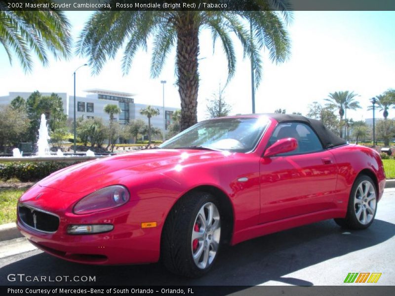Rosso Mondiale (Bright Red) / Tabacco 2002 Maserati Spyder Cambiocorsa