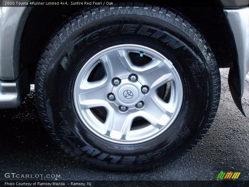 Sunfire Red Pearl / Oak 2000 Toyota 4Runner Limited 4x4