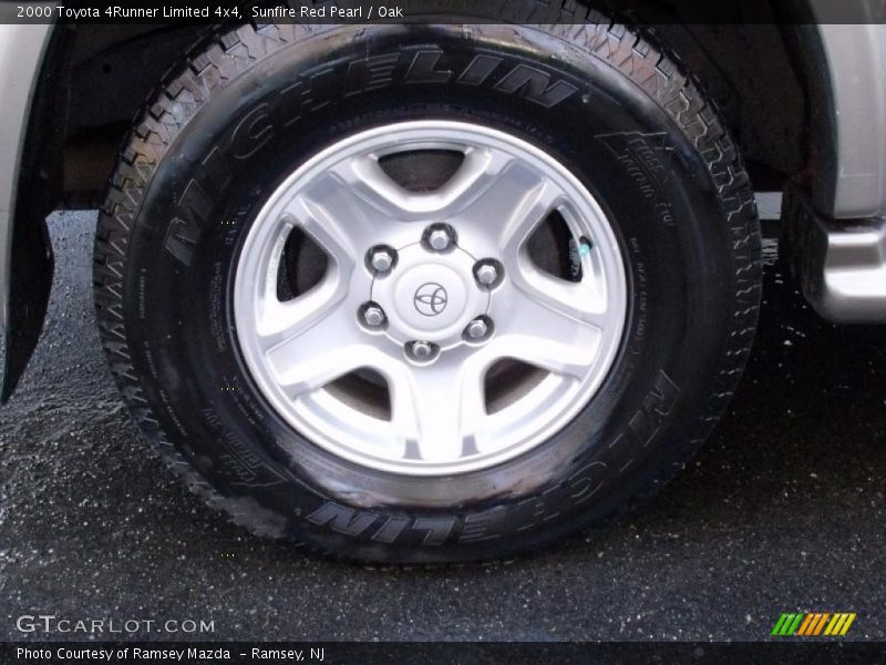 Sunfire Red Pearl / Oak 2000 Toyota 4Runner Limited 4x4