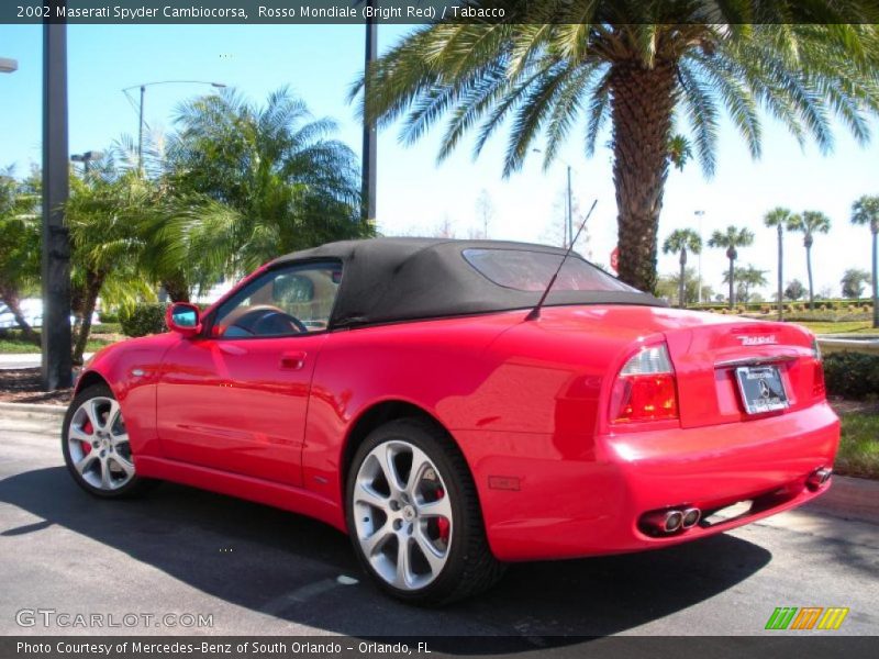 Rosso Mondiale (Bright Red) / Tabacco 2002 Maserati Spyder Cambiocorsa