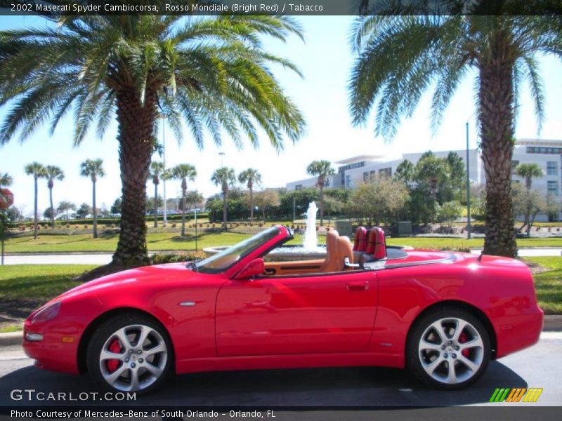 Rosso Mondiale (Bright Red) / Tabacco 2002 Maserati Spyder Cambiocorsa