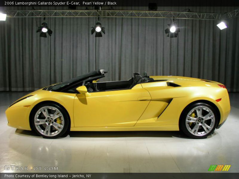 Pearl Yellow / Black 2006 Lamborghini Gallardo Spyder E-Gear