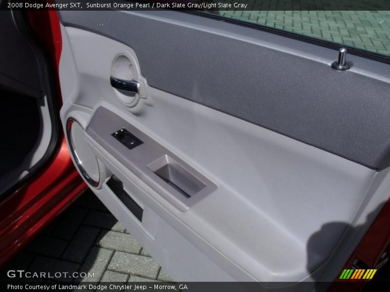 Sunburst Orange Pearl / Dark Slate Gray/Light Slate Gray 2008 Dodge Avenger SXT
