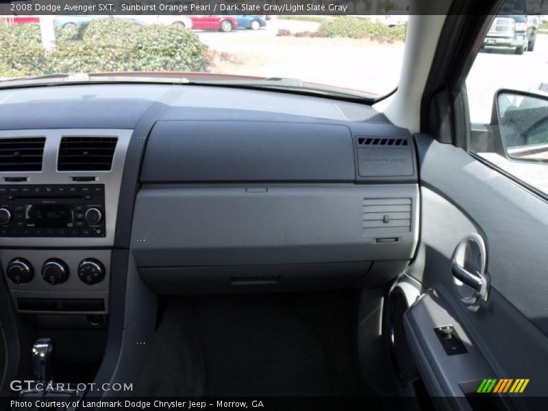 Sunburst Orange Pearl / Dark Slate Gray/Light Slate Gray 2008 Dodge Avenger SXT