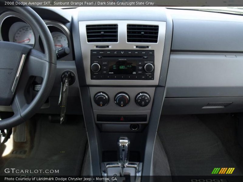 Sunburst Orange Pearl / Dark Slate Gray/Light Slate Gray 2008 Dodge Avenger SXT