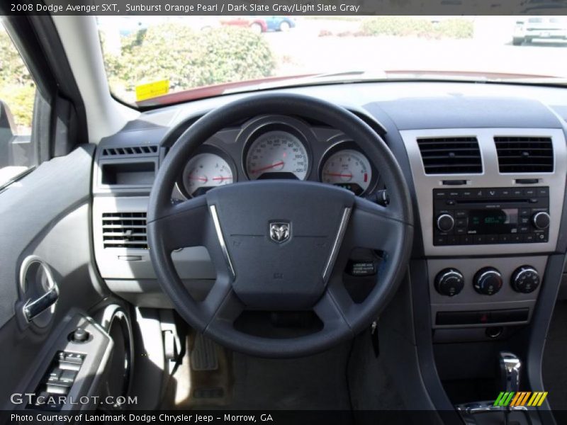 Sunburst Orange Pearl / Dark Slate Gray/Light Slate Gray 2008 Dodge Avenger SXT