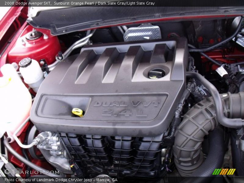 Sunburst Orange Pearl / Dark Slate Gray/Light Slate Gray 2008 Dodge Avenger SXT