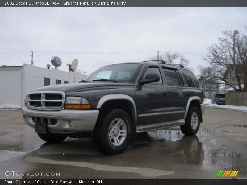 Graphite Metallic / Dark Slate Gray 2002 Dodge Durango SLT 4x4