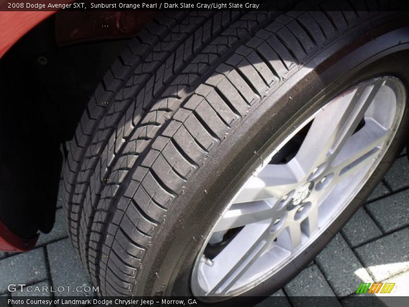 Sunburst Orange Pearl / Dark Slate Gray/Light Slate Gray 2008 Dodge Avenger SXT