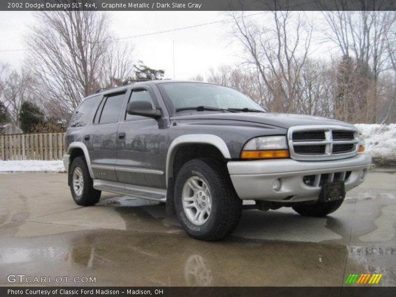 Graphite Metallic / Dark Slate Gray 2002 Dodge Durango SLT 4x4