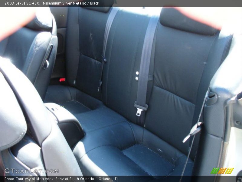 Millennium Silver Metallic / Black 2003 Lexus SC 430