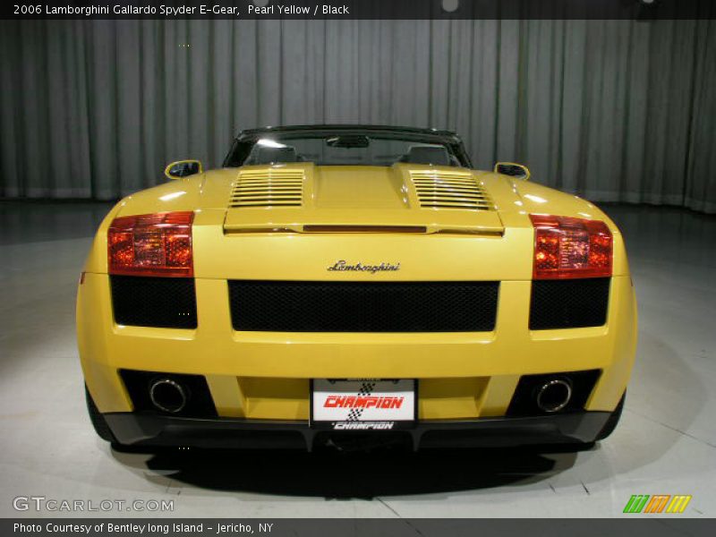 Pearl Yellow / Black 2006 Lamborghini Gallardo Spyder E-Gear