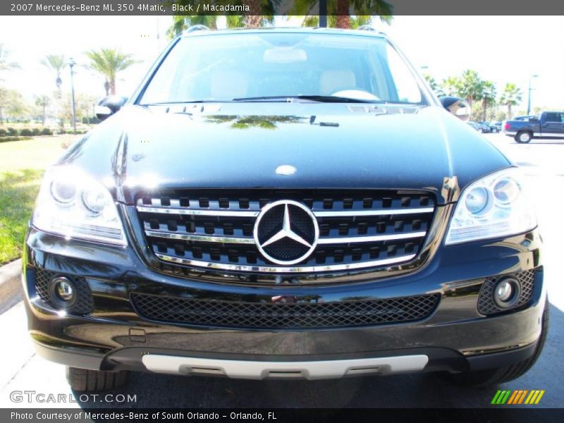 Black / Macadamia 2007 Mercedes-Benz ML 350 4Matic