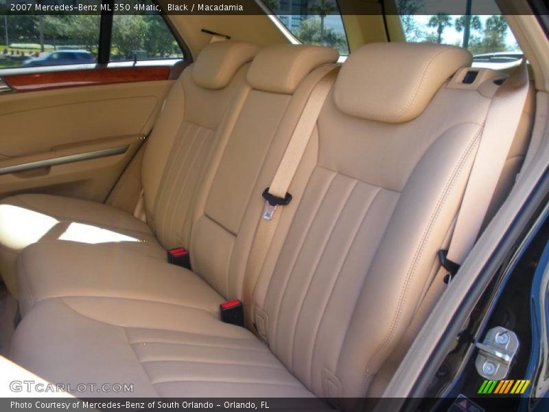 Black / Macadamia 2007 Mercedes-Benz ML 350 4Matic