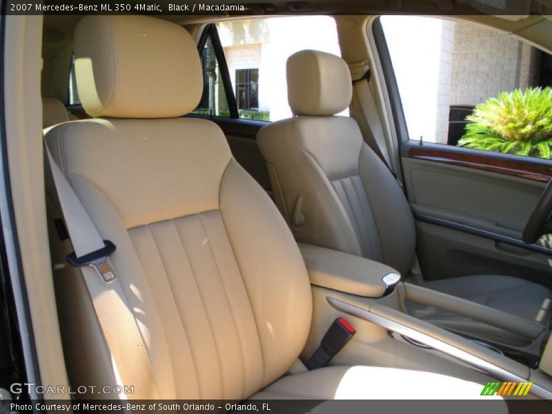 Black / Macadamia 2007 Mercedes-Benz ML 350 4Matic