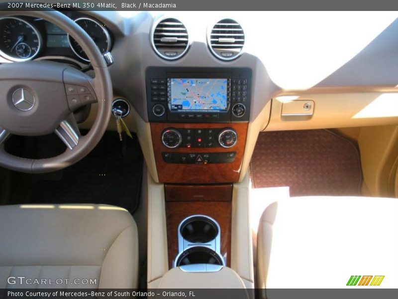 Black / Macadamia 2007 Mercedes-Benz ML 350 4Matic