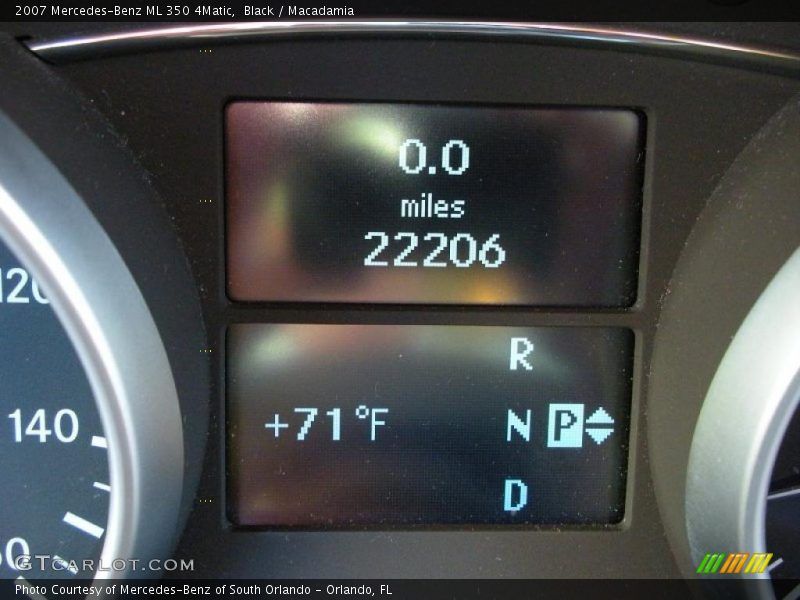 Black / Macadamia 2007 Mercedes-Benz ML 350 4Matic