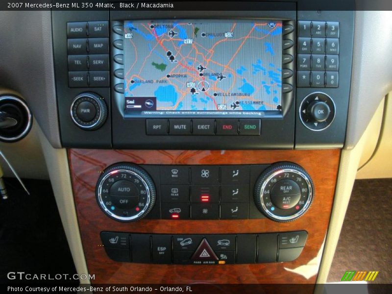 Black / Macadamia 2007 Mercedes-Benz ML 350 4Matic