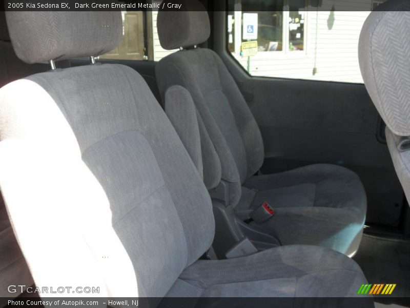 Dark Green Emerald Metallic / Gray 2005 Kia Sedona EX