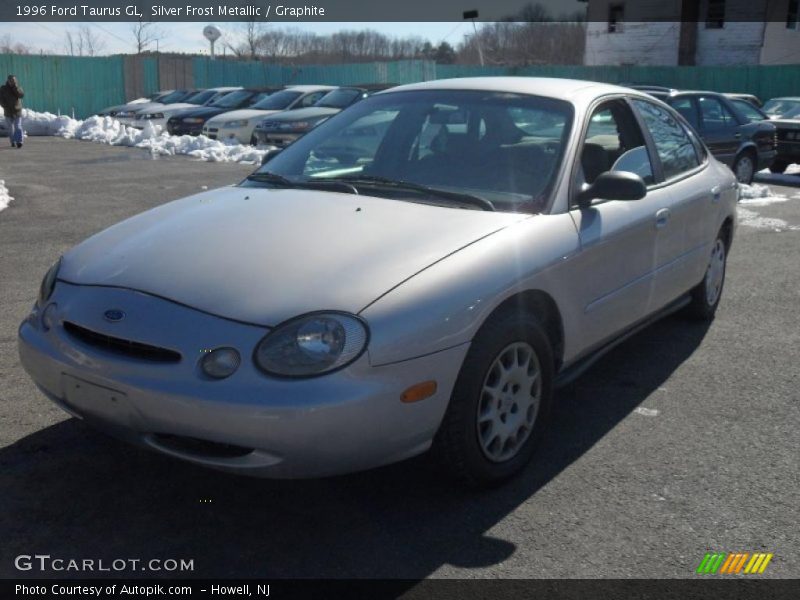 Silver Frost Metallic / Graphite 1996 Ford Taurus GL