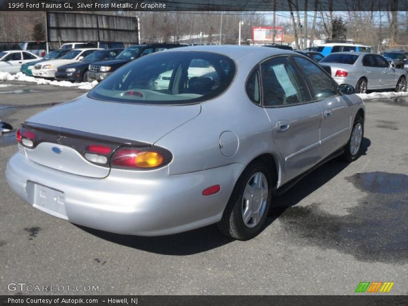 Silver Frost Metallic / Graphite 1996 Ford Taurus GL