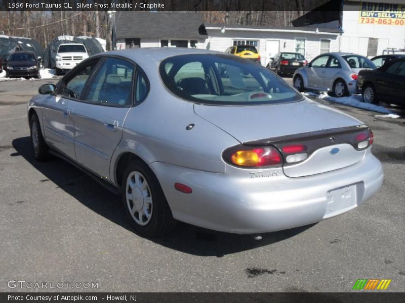 Silver Frost Metallic / Graphite 1996 Ford Taurus GL