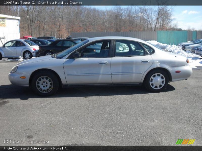 Silver Frost Metallic / Graphite 1996 Ford Taurus GL