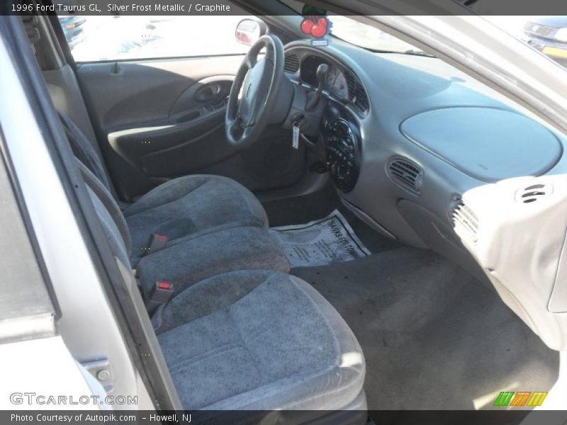 Silver Frost Metallic / Graphite 1996 Ford Taurus GL
