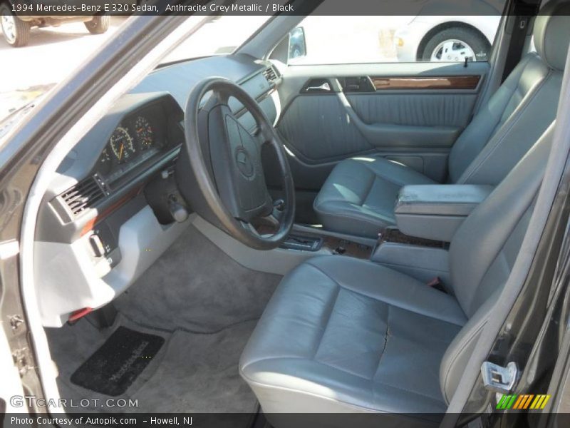 Anthracite Grey Metallic / Black 1994 Mercedes-Benz E 320 Sedan
