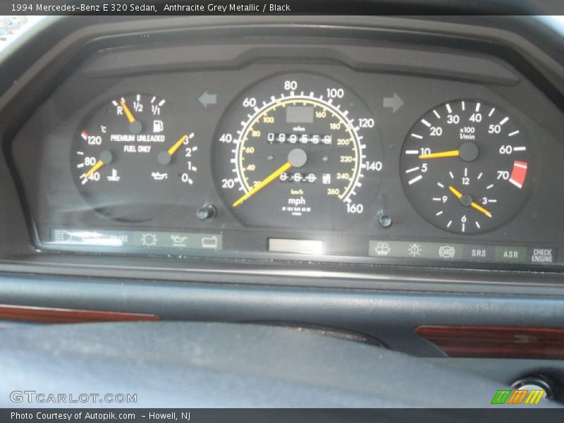 Anthracite Grey Metallic / Black 1994 Mercedes-Benz E 320 Sedan