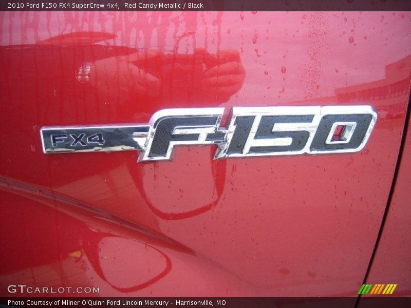Red Candy Metallic / Black 2010 Ford F150 FX4 SuperCrew 4x4