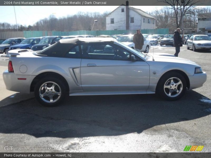 Silver Metallic / Dark Charcoal 2004 Ford Mustang V6 Convertible