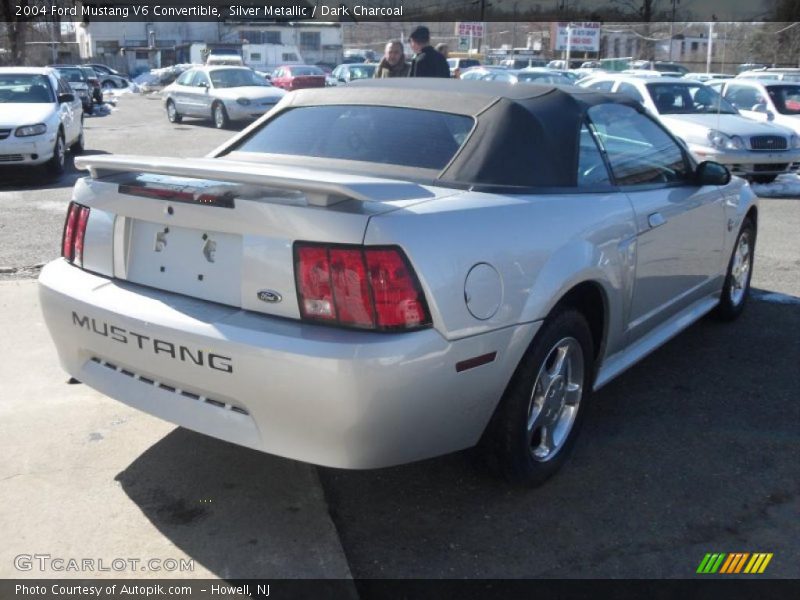 Silver Metallic / Dark Charcoal 2004 Ford Mustang V6 Convertible