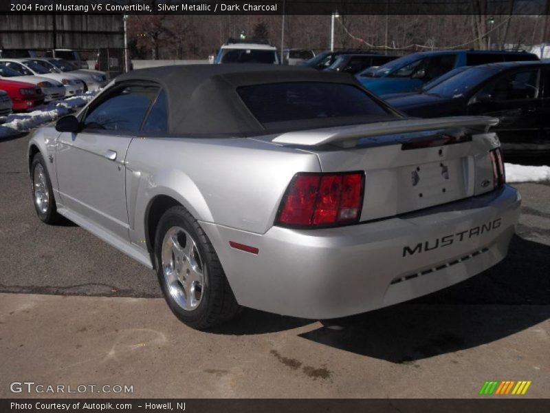 Silver Metallic / Dark Charcoal 2004 Ford Mustang V6 Convertible