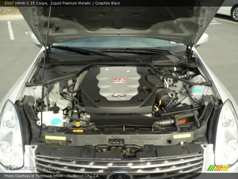 Liquid Platinum Metallic / Graphite Black 2007 Infiniti G 35 Coupe