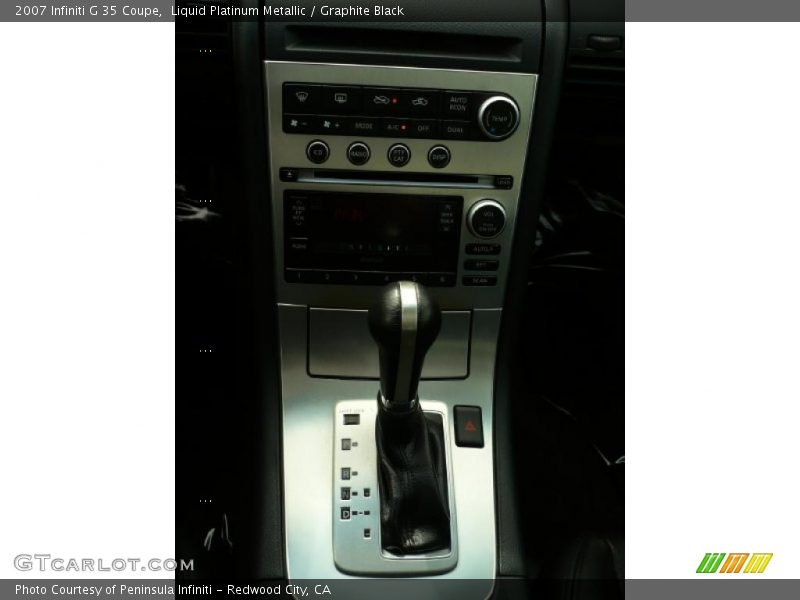 Liquid Platinum Metallic / Graphite Black 2007 Infiniti G 35 Coupe