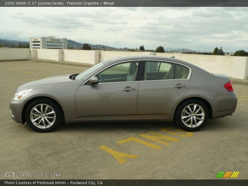 Platinum Graphite / Wheat 2009 Infiniti G 37 Journey Sedan