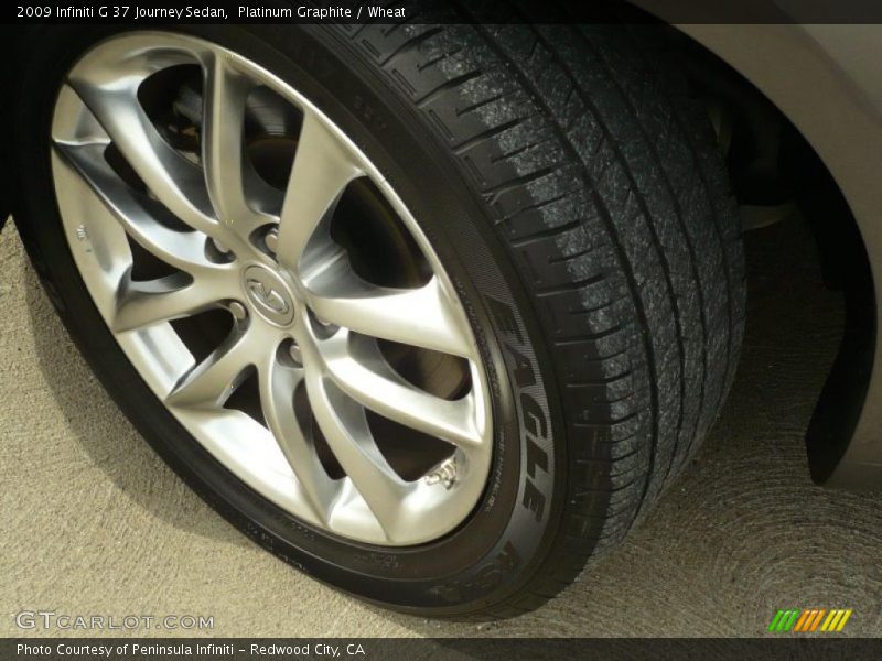 Platinum Graphite / Wheat 2009 Infiniti G 37 Journey Sedan