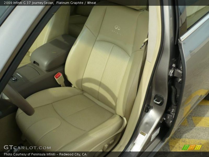Platinum Graphite / Wheat 2009 Infiniti G 37 Journey Sedan