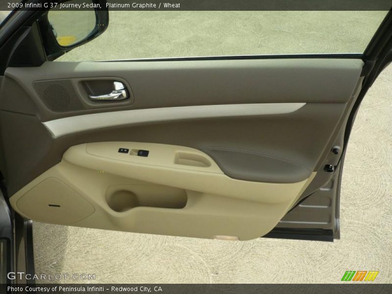 Platinum Graphite / Wheat 2009 Infiniti G 37 Journey Sedan