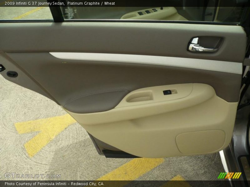 Platinum Graphite / Wheat 2009 Infiniti G 37 Journey Sedan