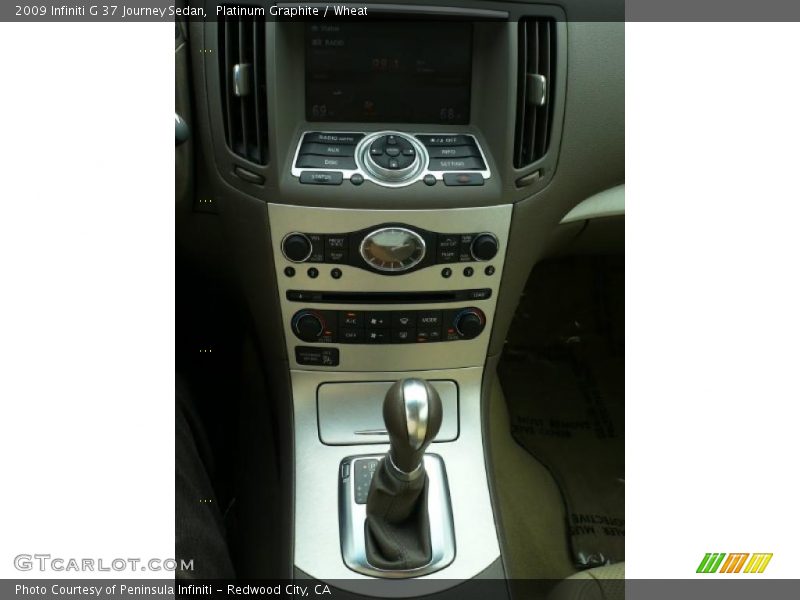 Platinum Graphite / Wheat 2009 Infiniti G 37 Journey Sedan