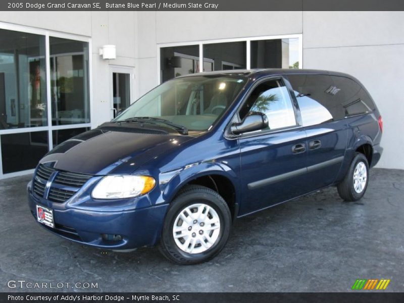 Butane Blue Pearl / Medium Slate Gray 2005 Dodge Grand Caravan SE