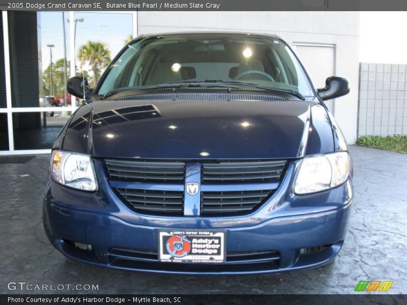 Butane Blue Pearl / Medium Slate Gray 2005 Dodge Grand Caravan SE