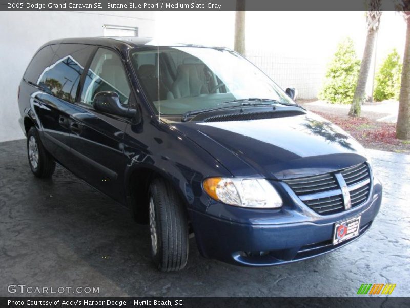 Butane Blue Pearl / Medium Slate Gray 2005 Dodge Grand Caravan SE